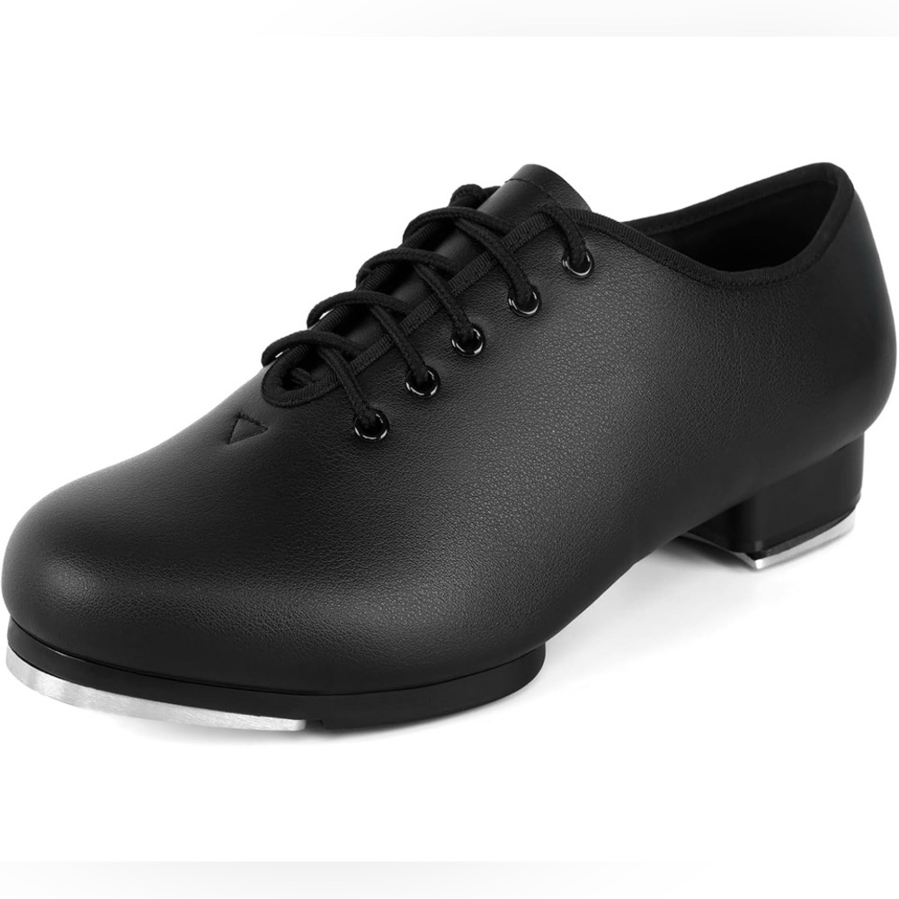 Leather Lace Up Tap Shoe - size 7.5W/ 6M.